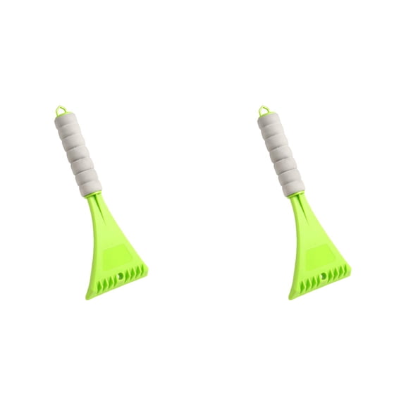 HWHCGZ 2Pcs Lightweight Auto Ice Scraper - Car Windshield Multi Purpose Ice Scraper for Car Truck SUV Home Winter Removal Green*2