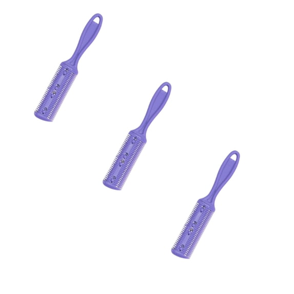 HWHCGZ 3 Pack Style Haircut Razor Comb, Double Sided Razor Hair Styling Scissors Comb, Split Ends Trimmer Styler for Thin and Thick Hair