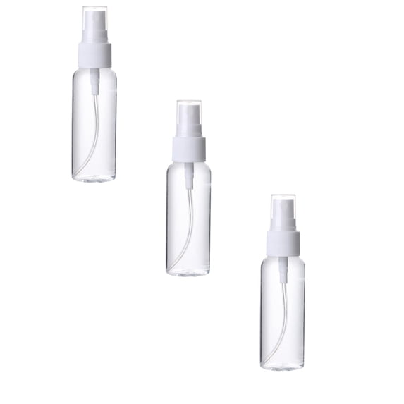 HWHCGZ 3 Pcs 100ml Empty Lotion Pump Bottles - Refillable Clear Plastic Containers for Soap, Shampoo, Lotions, Liquid Body Soap & Massage Oil,Clear