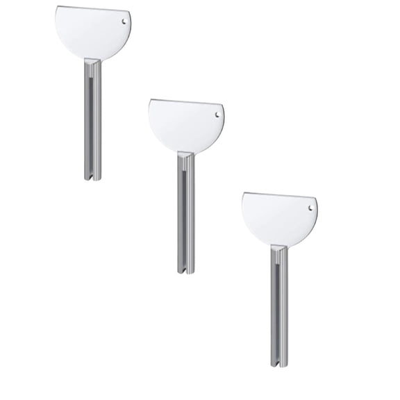 HWHCGZ 3 Pcs Stainless Steel Toothpaste Squeezer,Metal Manual Dispenser Roller Tube Wringer for Home Toothpaste Paint,Cream, Cosmetic and Hair Dye,Silver1