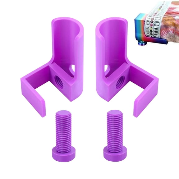 HWHCGZ 3D Printed Painting Scroll Kit Painting Canvas Roll Holder And Adjustable Table Clamps Scroll Kits Keep Canvas Smooth Easily Roll Up,Purple