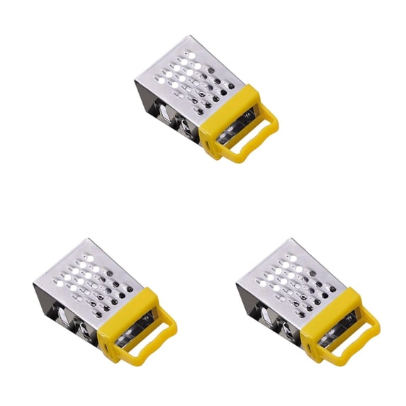 HWHCGZ 3PCS Mini Garlic Graters, Stainless Steel Cheese Ginger Vegetable Spices Small Grater for Kitchen