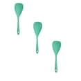 thumbnail image 1 of HWHCGZ 3Pcs 600ºF High Heat Resistant Food Grade Flexible Rubber Scraper, Integrated Cooking Mixing Baking Kitchen Utensils for Nonstick Cookware,Green,30*9CM, 1 of 9