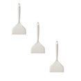 thumbnail image 1 of HWHCGZ 3Pcs Silicone Spatula,Nonstick Pancake Shovel with Short Handle, Fried Flexible Turner, BPA Free Kitchen Cookwares for Egg, Fish, Burgers,Pizza,White, 1 of 7