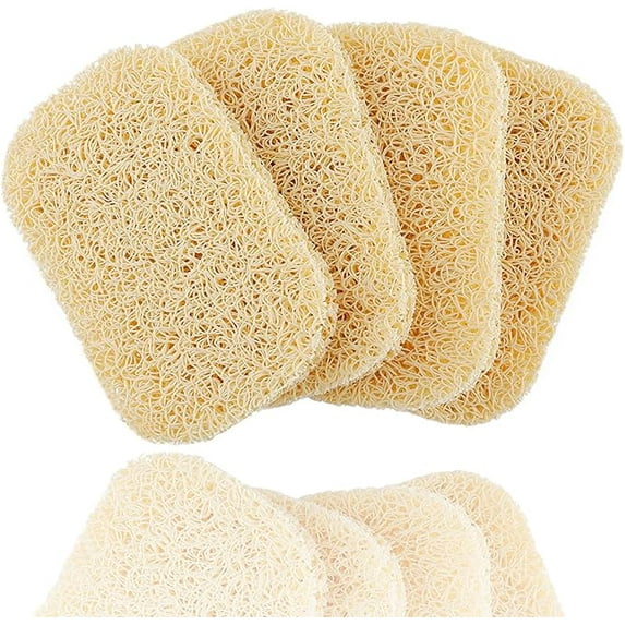 HWHCGZ 4 Pack Beige Soap Saver Draining Lift Pad 2.9" x 4.5" PVC Non-BPA Non-Slip Durable for Shower, Bathroom and Travel Beige