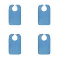 thumbnail image 1 of HWHCGZ 4 Pack Unisex Adult Bibs for Elderly Reusable Washable Adult Clothing Adult for Seniors Disabled Waterproof Bib for Eating, Adjustable and Washable,Blue, 1 of 9