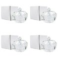 thumbnail image 1 of HWHCGZ 4 Pcs Clear Nail Art Acrylic Liquid Powder Dappen Dish Bowl Glass Dish Nail Crystal Bowl Glass Nails Cup for Nail Art Manicure Care Tools,White, 1 of 9