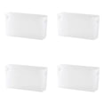 thumbnail image 1 of HWHCGZ 4 Pcs Paper Plate Dispenser for 6-9.5 Inch Disposable Plates, Space-Saving Plastic, Foam and Paper Plate Storage Organizer for Cabinet, Countertop, RV or Outdoor,White, 1 of 3