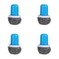 thumbnail image 1 of HWHCGZ 4 Pcs Stainless Steel Wire Brush with Handle Multifunctional Kitchen Cleaning Removal Washing Tool for Pots Pans Dishes and More Resistant Easy to Use (Blue), 1 of 4