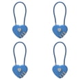 thumbnail image 1 of HWHCGZ 4Pcs Small Combination Lock for Locker Cable Lock With Padlock Combination for Luggage Suitcase Gym Locker Backpack Zipper Cabinet Box Fence Gate Travel Outdoor Use,Blue, 1 of 9