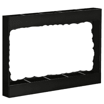 HWHCGZ Acrylic Straw Holder, Cabinet Straw Organizer with Double Sided Adhesive Tape, Tall Drinking Straws Dispensers, Reusable Straws Storage Container for Cupboard, Kitchen Countery Black Style B