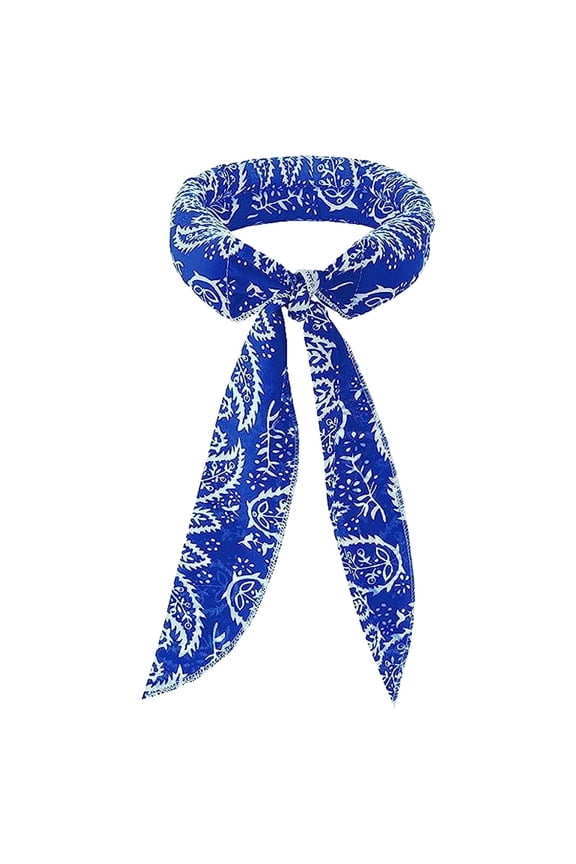 Cooling Neck Wraps, Cooling Scarf Ice Bandanas, Cooling Towels Neck Cooler for Hot Weather, for Summer Heat Camping Running Outdoor Sports - Hot Weather Essentials Blue