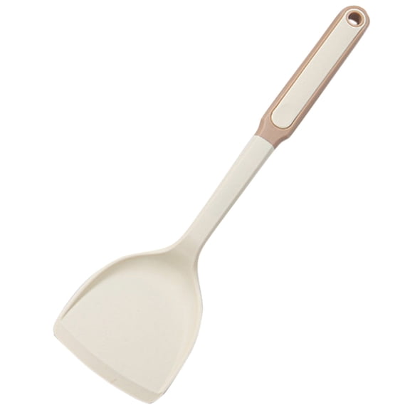 HWHCGZ Food Grade Silicone Spatula Soup Spoon Set Non Stick Heat Resistant Anti Scalding Kitchenware For Cooking Slotted Utensils BPA Free Ideal For Fish Eggs Pancakes.