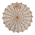 thumbnail image 1 of HWHCGZ Halloween Spider Web Placemats,15 Inches Plastic Wind Home Insulation Mat And Anti Slip Dining Table Mat for Halloween Family Party Dining Table Decoration Supplies Bronze, 1 of 4