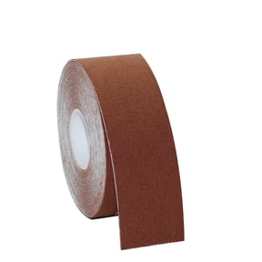 HWHCGZ Kinesiology Tape (1 Roll Pack), Elastic Sports Tape for Pain Relief, Muscle Support, Recovery and Physio Therapy, Breathable, Waterproof (Brown)