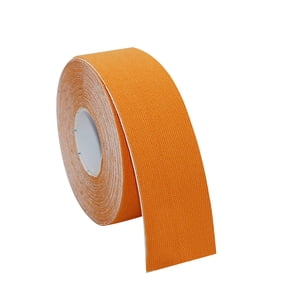 HWHCGZ Kinesiology Tape (1 Roll Pack), Elastic Sports Tape for Pain Relief, Muscle Support, Recovery and Physio Therapy, Breathable, Waterproof (Orange)