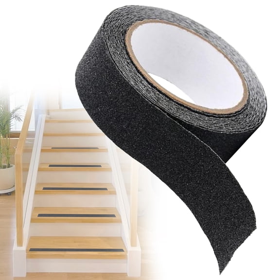 HWHCGZ Pvc Grip Tape, Ultra Strong Sweat Absorbent Anti Slip Tape with Textured Adhesive for DIY Tools & Gadgets (Black, 1In x 16.4Ft)