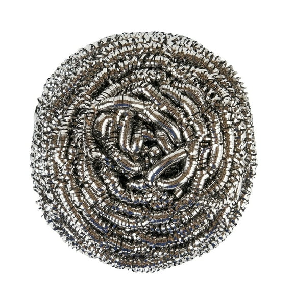 HWHCGZ Stainless Steel Scrubbers for Kitchen Steel Wool Scrubber Pads for Cleaning Dishes, Pans, Pots, Ovens, Grills, Sinks 8.5*8.5*5cm Silver