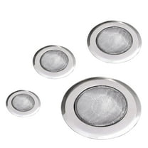 HWHCGZ Stainless Steel Sink Filter Bathtub Screen Drain Anti Clogging Filter Floor Sink Screen for Kitchen Bathroom 4Pcs (5.3cm*1，7.5cm*1，9cm*1，11.3cm*1) Silver