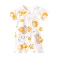 thumbnail image 1 of HWJAD 0-24 Months Baby Unisex Summer Cotton Romper Newborn Girls Boys Short Sleeve Jumpsuit Infant One-Piece Clothes, 1 of 6