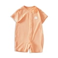 thumbnail image 1 of HWJAD Baby Boys Girl Rayon Romper Cool Summer Snap Up Jumpsuit Short Sleeve One-Piece Clothes-Toddler, 1 of 7