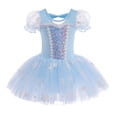 thumbnail image 1 of HWJAD Ballet Leotards for Girls 3-9Y Toddler Girls Dance Leotards with Tutu Skirt Performance Ballerina Outfit, 1 of 9