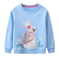 thumbnail image 1 of HWJAD Toddler Baby Girls Sweatshirts Cartoons Crewneck Pullover Long Sleeve Shirts Tops Girl Fall Winter Tops 2-7T, 1 of 8
