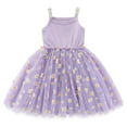 thumbnail image 1 of HWJAD Toddler Girls Birthday Tulle Dress Baby Princess Sunflower Spaghetti Straps Tutu Dresses Summer Clothes, 1 of 7