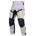 thumbnail image 1 of HWK Motorcycle Pants Cargo Pants Work Pants for Men Dirt Bike Adventure Dualsport Racing Riding Rain Waterproof Pant Hi-Vis 4-Season Armored All-Purpose (Waist36''-38'' Inseam30'') Silver, 1 of 5