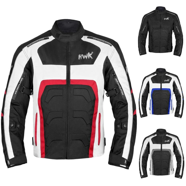HWK Spyder Motorcycle Jacket for Men with Weather Resistant