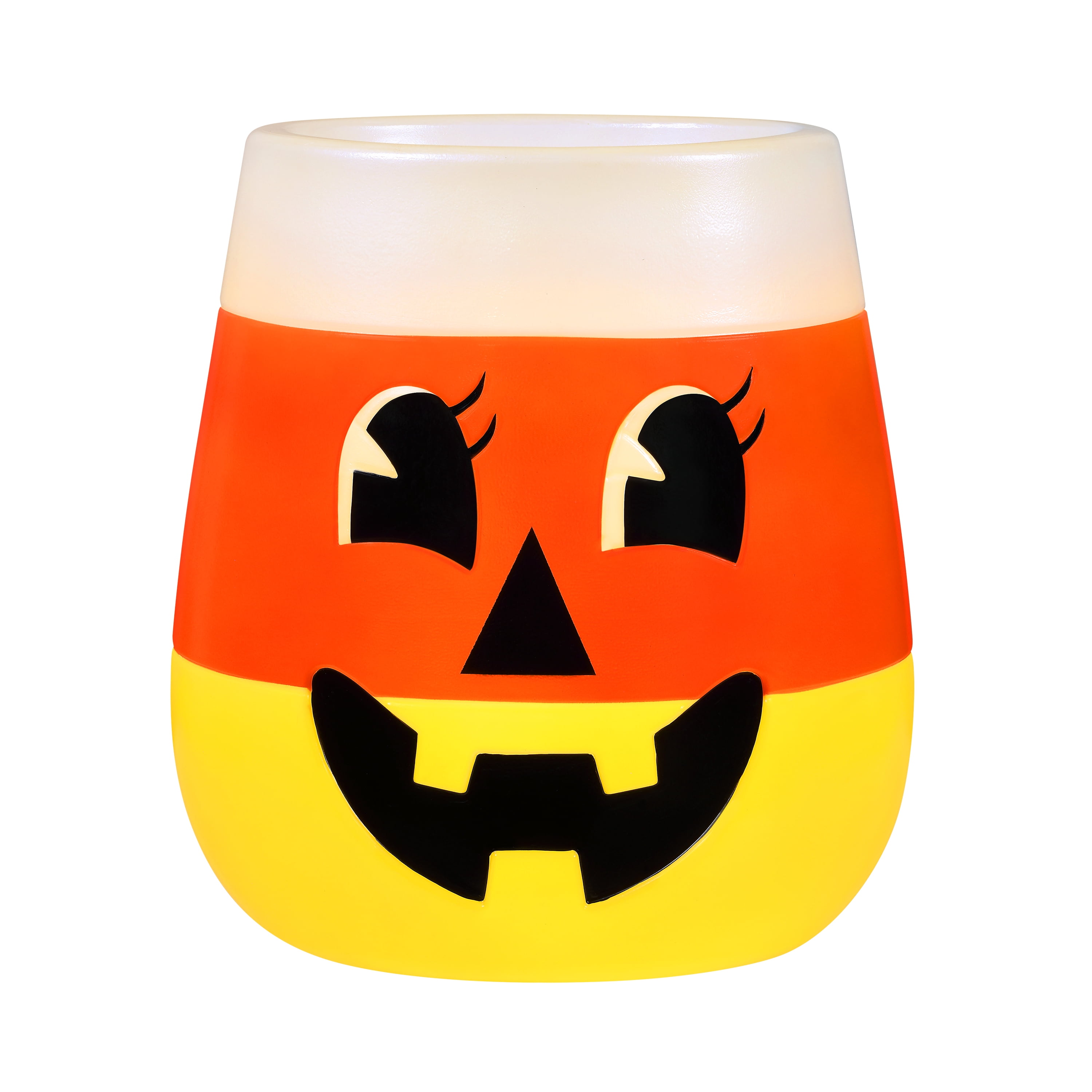 Mr. Halloween 18in Lit Blow Mold Candy Corn Bowl