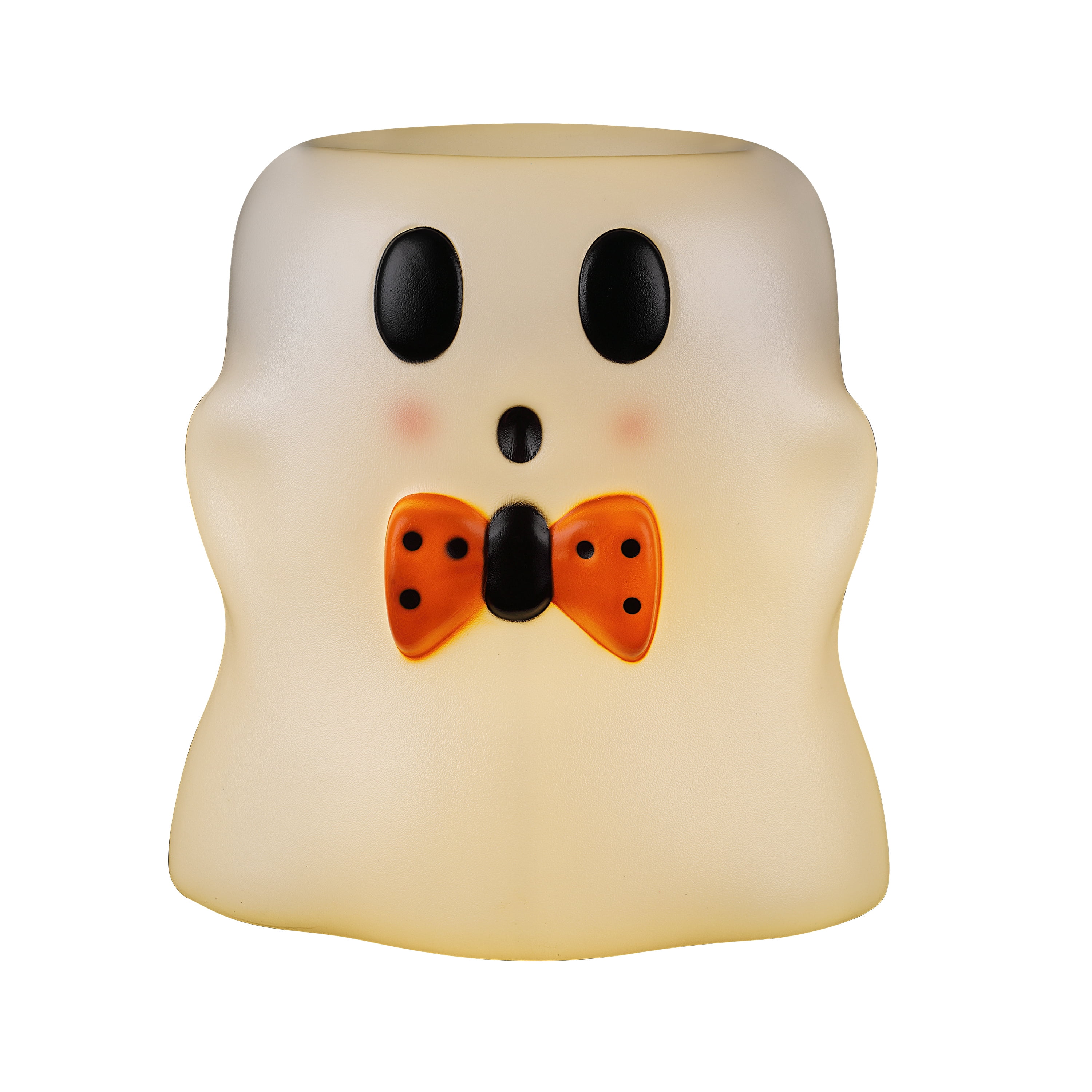 Mr. Halloween 18in Lit Blow Mold Ghost Bowl, White