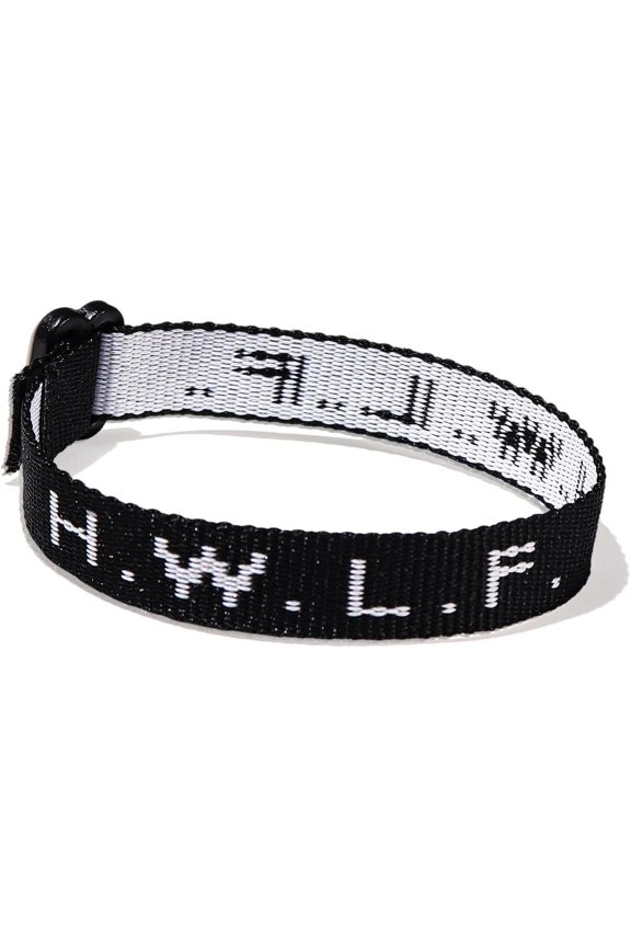 HWLF Matching Letter Bracelet He Would Love First Handmade Braided Bracelets, Crystal, Style U1477