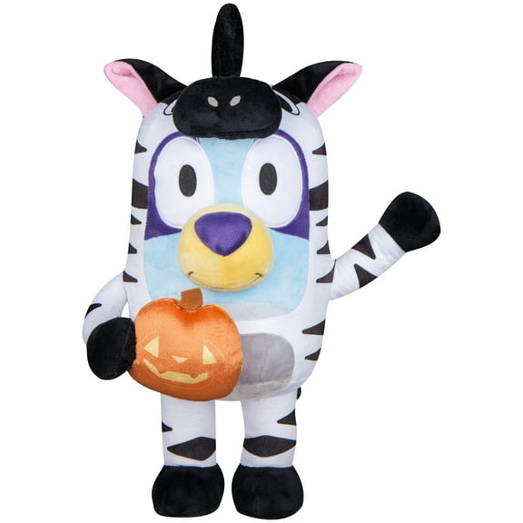 Halloween Porch Greeter Bluey in Zebra Costume 14.17 in x 11.41 in x 19.68 in 1.73 lb Indoor/Outdoor Halloween Decoration