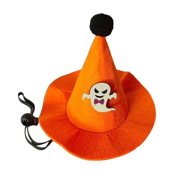 HWRETIE Adjustable Halloween Pet Hat Soft Comfortable Festival Headwear Elastic Strap Costume Accessory for Dogs and Cats Party Cosplay Photo Prop Decoration