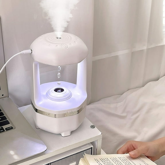 HWRETIE Levitating Humidifier with USB Power,Adjustable Mist and Aroma Diffuser for Home or Office Ambiance Home Appliances