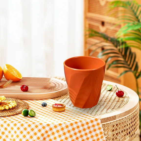 HWRETIE Colorful Plastic Drinking Cups Reusable Multi Purpose Cups for Kitchen Bathroom or Outdoor Use Durable and Lightweight