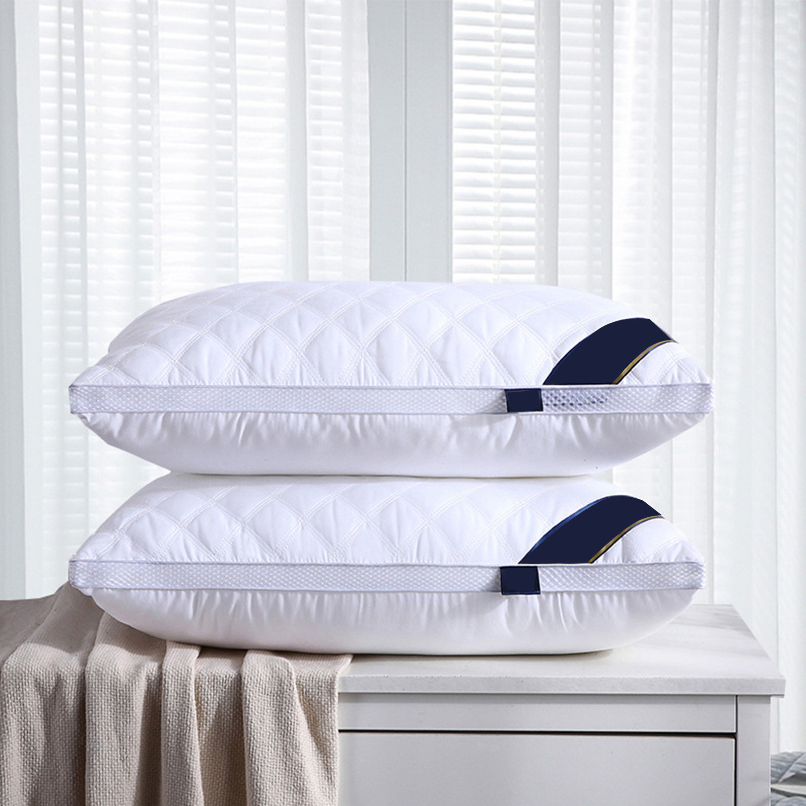 Solid foam bed pillows online