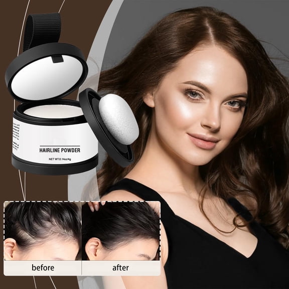 HWRETIE Hairline Shadow Powder,Conceals High forehead,Waterproof Hair Pen for Natural Hair Density Coverage