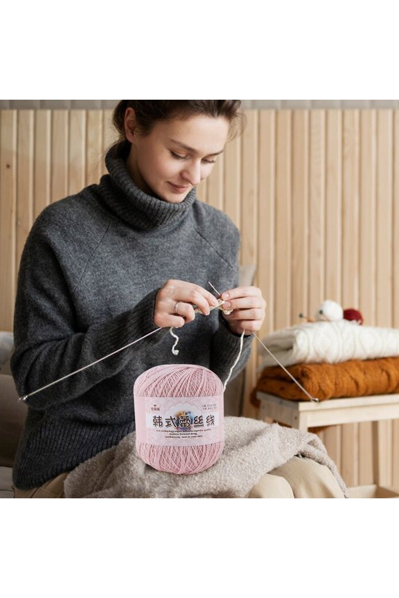 Lace Crochet Thread - Lace Thread DIY Woven Mercerized Baby Fine Thread Crochet Yarn Reversible Comforter Set