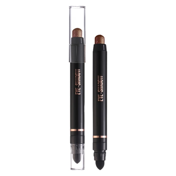 HWRETIE Metallic Gel Eyeshadow Sticks Creamy Long Lasting Bold Eye Makeup with Brush