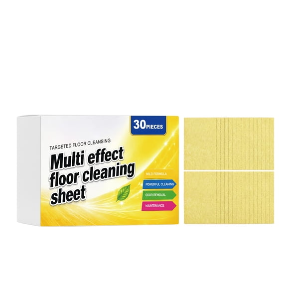 HWRETIE Multi Effect Floor Cleaning Tablets Effervescent Cleaner Tablets for Wood and Tile Floors Deodorizing Deep Cleaning Stain Removal Fresh Scent Floor Care Solution Household Use
