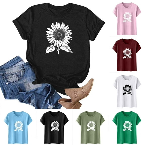 HWRETIE Oversized Tshirts for Women,Summer T Shirt,Plus Size Loose Girl Short Sleeve Graphic Casual Tees Womens Tops o-White