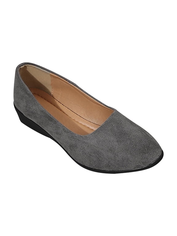 UTTOASFAY Women's Wedge Shoes,Solid Color Casual Platform Shoes,Com-fortable Summer Walking Footwear,Outdoor Everyday Sandals