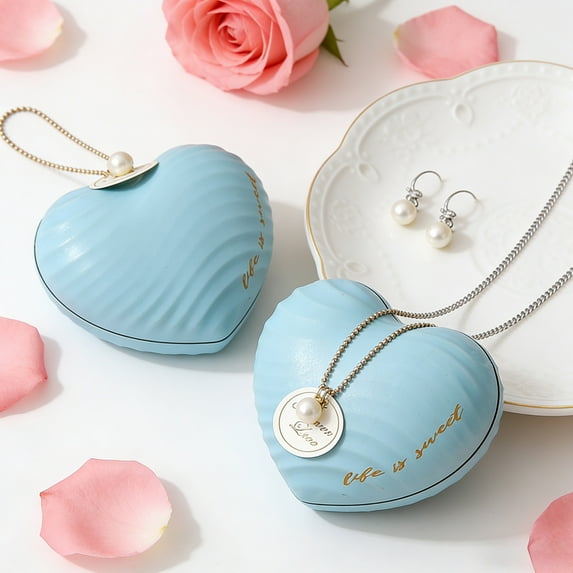 HWRETIE Valentines Day Candy Gift Box,Empty Decorative Metal Box for Wedding Candy,Small Gifts and Party Favors