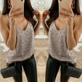 thumbnail image 1 of HWRETIE Sequined Camisole Top with Adjustable Straps Womens Glitter Strappy Tank Tops Ladies Sexy Cami Vest Clubwear Button-Down Work Blouse, 1 of 8