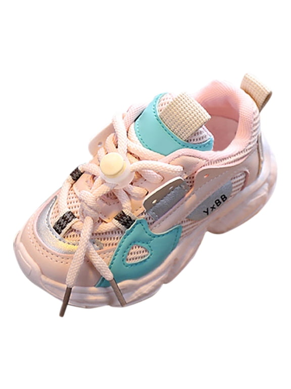 Kids Girls Sports Shoes Casual Single Shoes First Walkers Shoes Summer Outdoor Soft Breathable Sports Shoes Sizes 6
