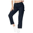 HWeei Women High Waisted Wide Leg Pants Fashion Drawstring Elastic