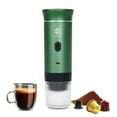 thumbnail image 1 of Portable Electric Espresso Machine, Travel Coffee Maker for Camping, Car Coffee Maker Self-Heating, Compatible with Ground Coffee & NS Capsule for RV, Hiking, Office, 1 of 8