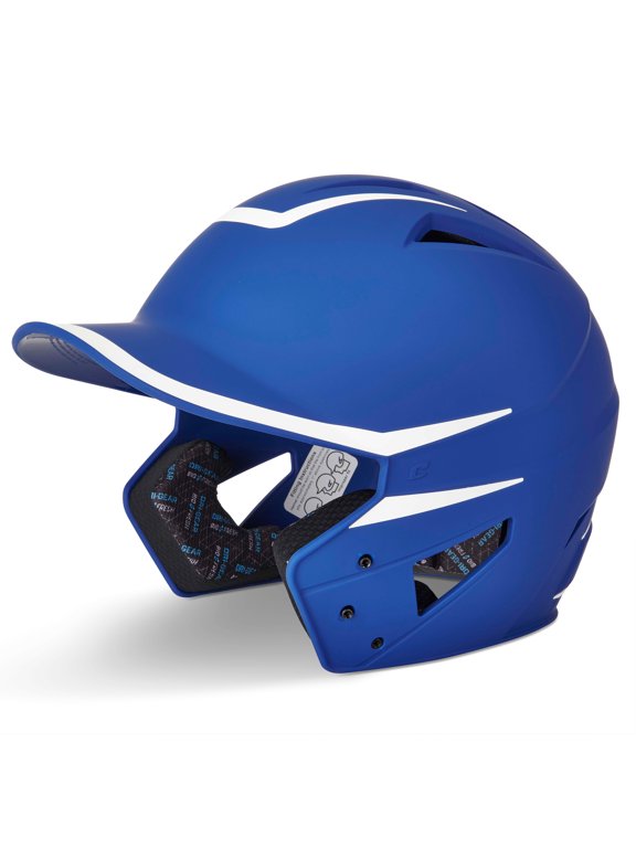 HX Legend Baseball Batting Helmet, Medium, Royal, White Trim